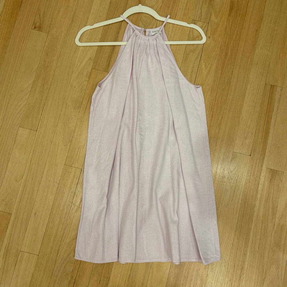 Aritzia Babaton Pink Halter Dress